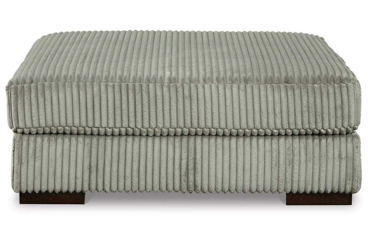 Lindyn Fog 5-Piece Sectional and Ottoman - Ashley - Luna Furniture