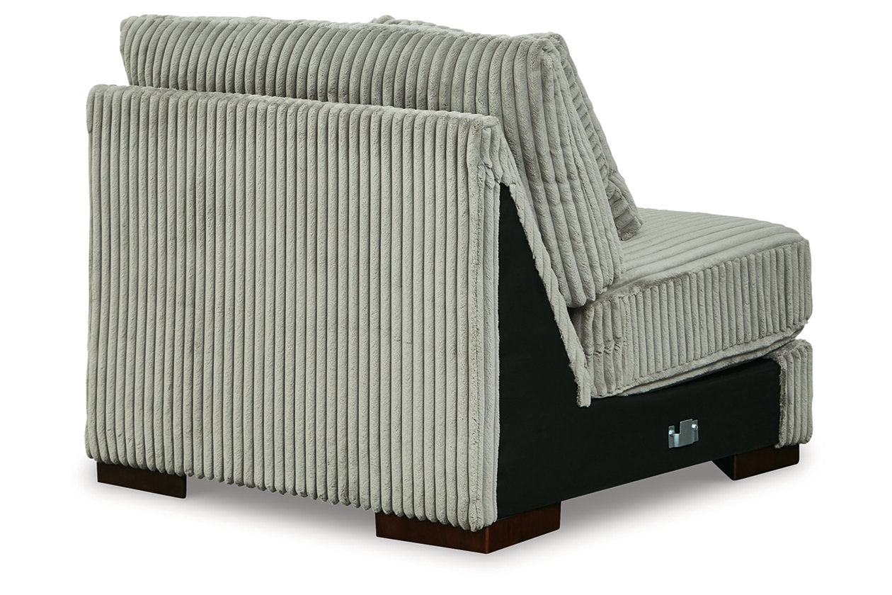 Lindyn Fog 3-Piece Sectional and Chair - Ashley - Luna Furniture
