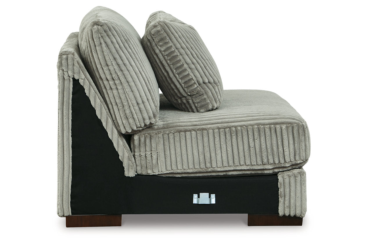 Lindyn Fog 3-Piece Sectional and Chair - Ashley - Luna Furniture