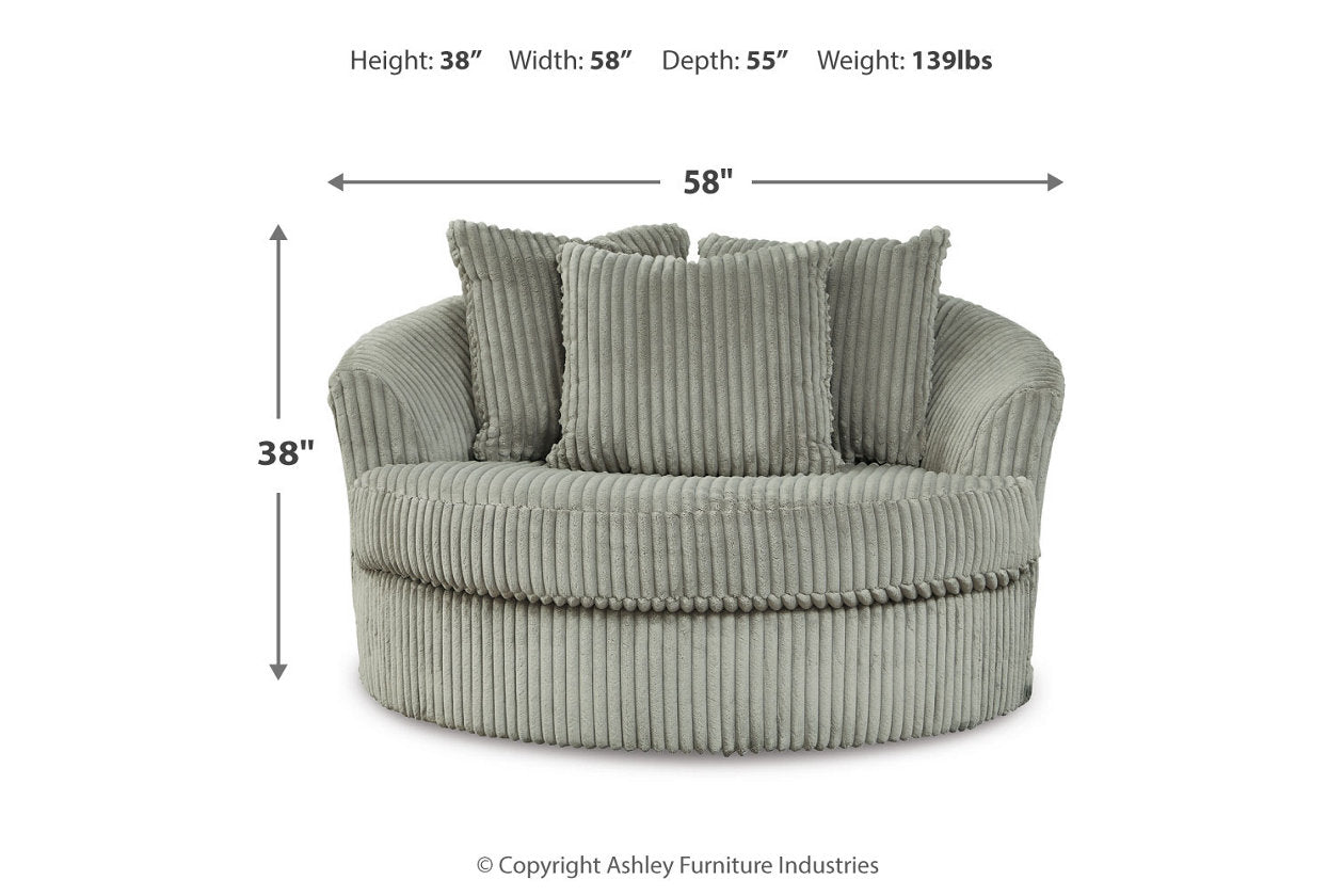 Lindyn Fog 3-Piece Sectional and Chair - Ashley - Luna Furniture