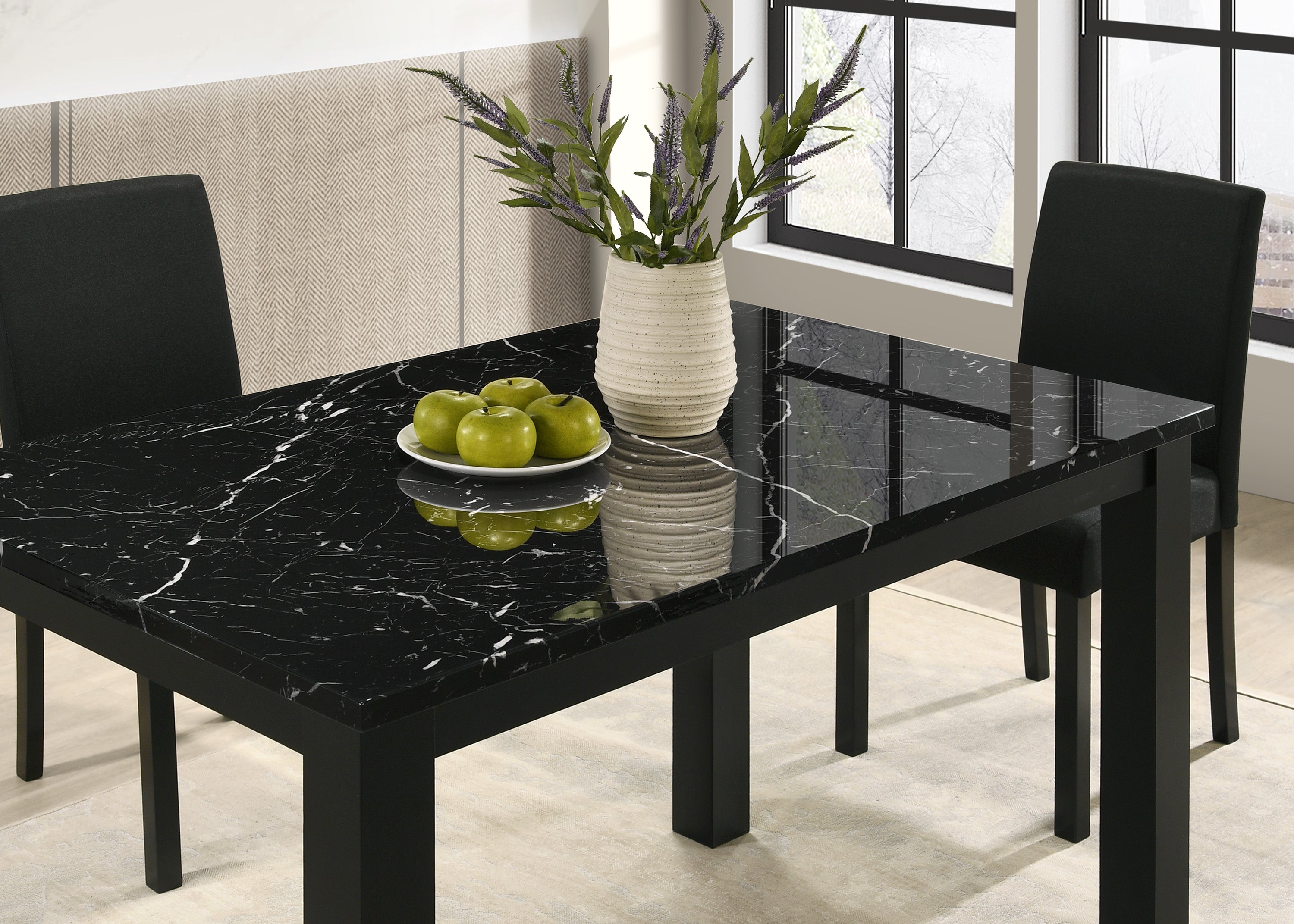Resia Black Dining Set from Crown Mark - Luna Furniture