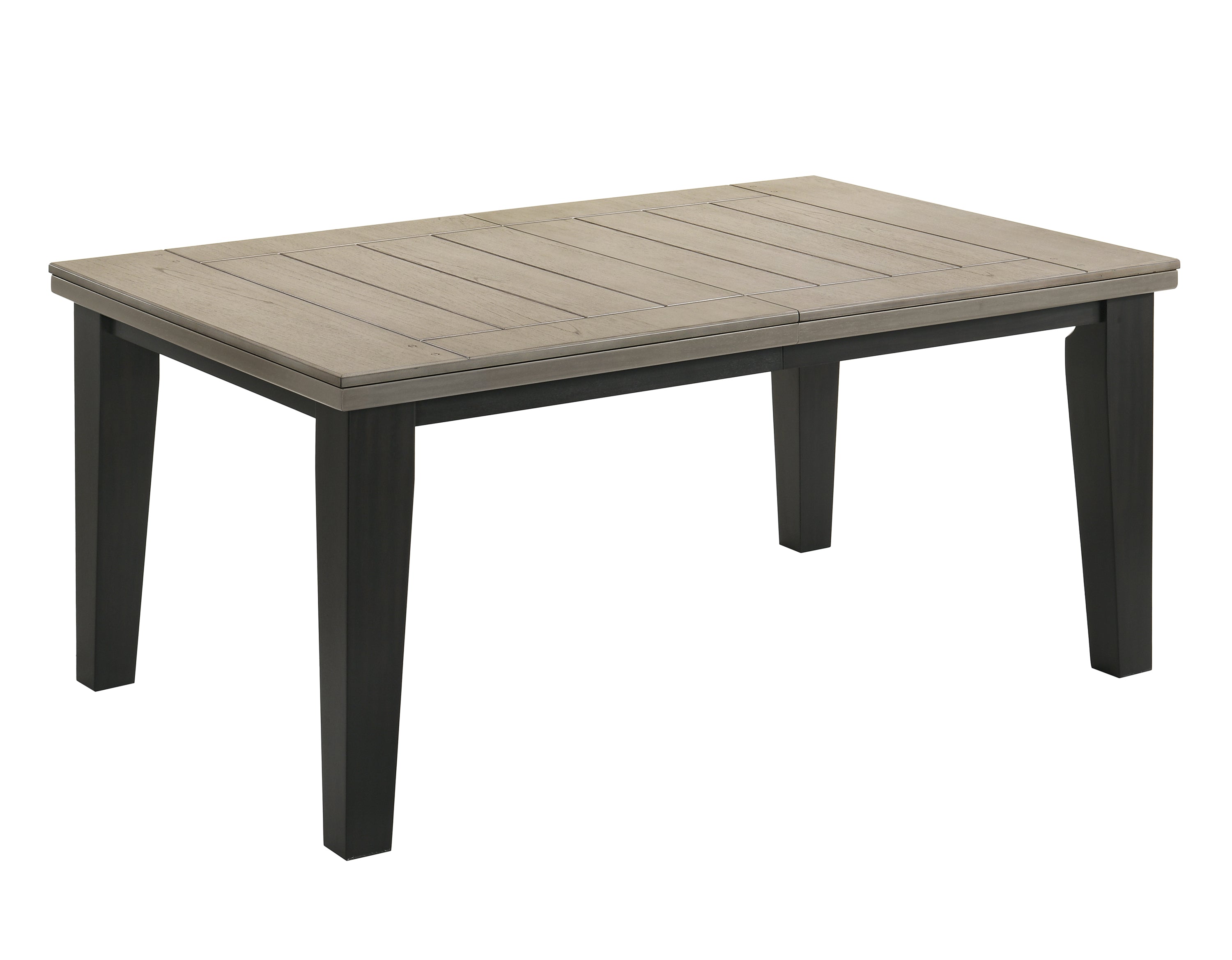 Bardstown Black/Light Gray Extendable Dining Set from Crown Mark - Luna Furniture