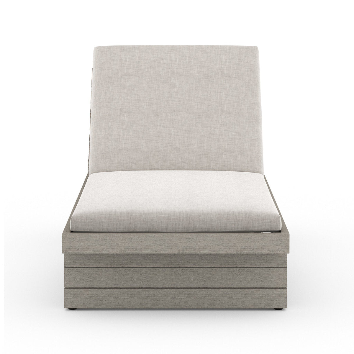 Leroy Outdoor Chaise - Weathered Grey in Venao Grey