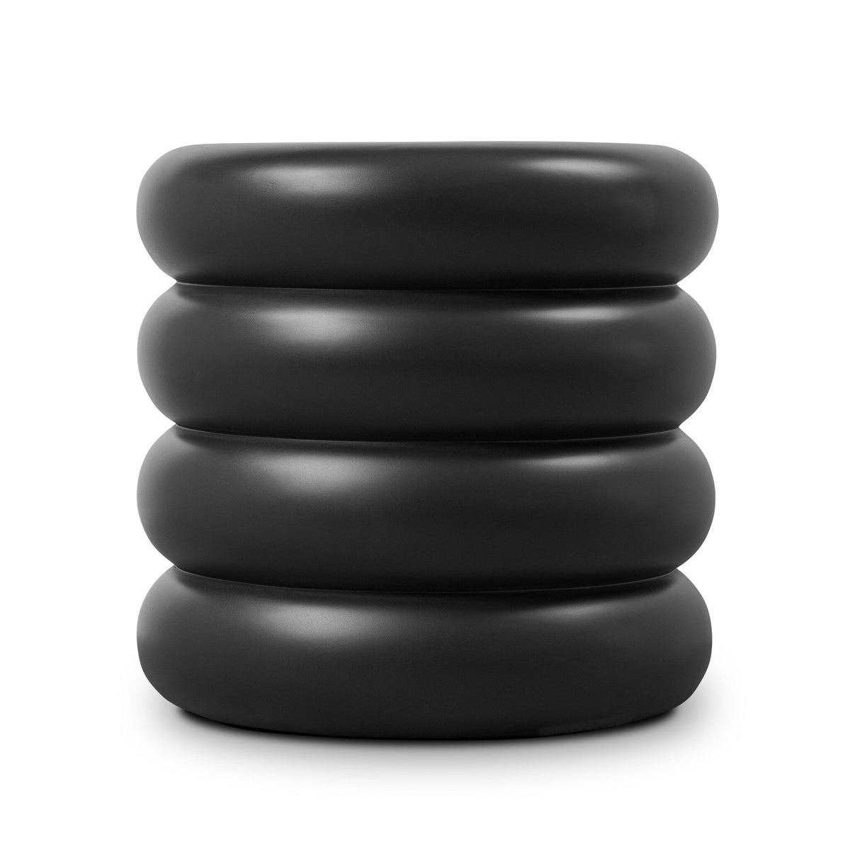 West End Table in Black Concrete