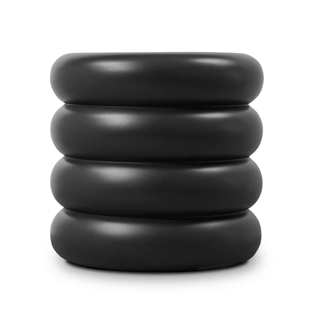 West End Table in Black Concrete