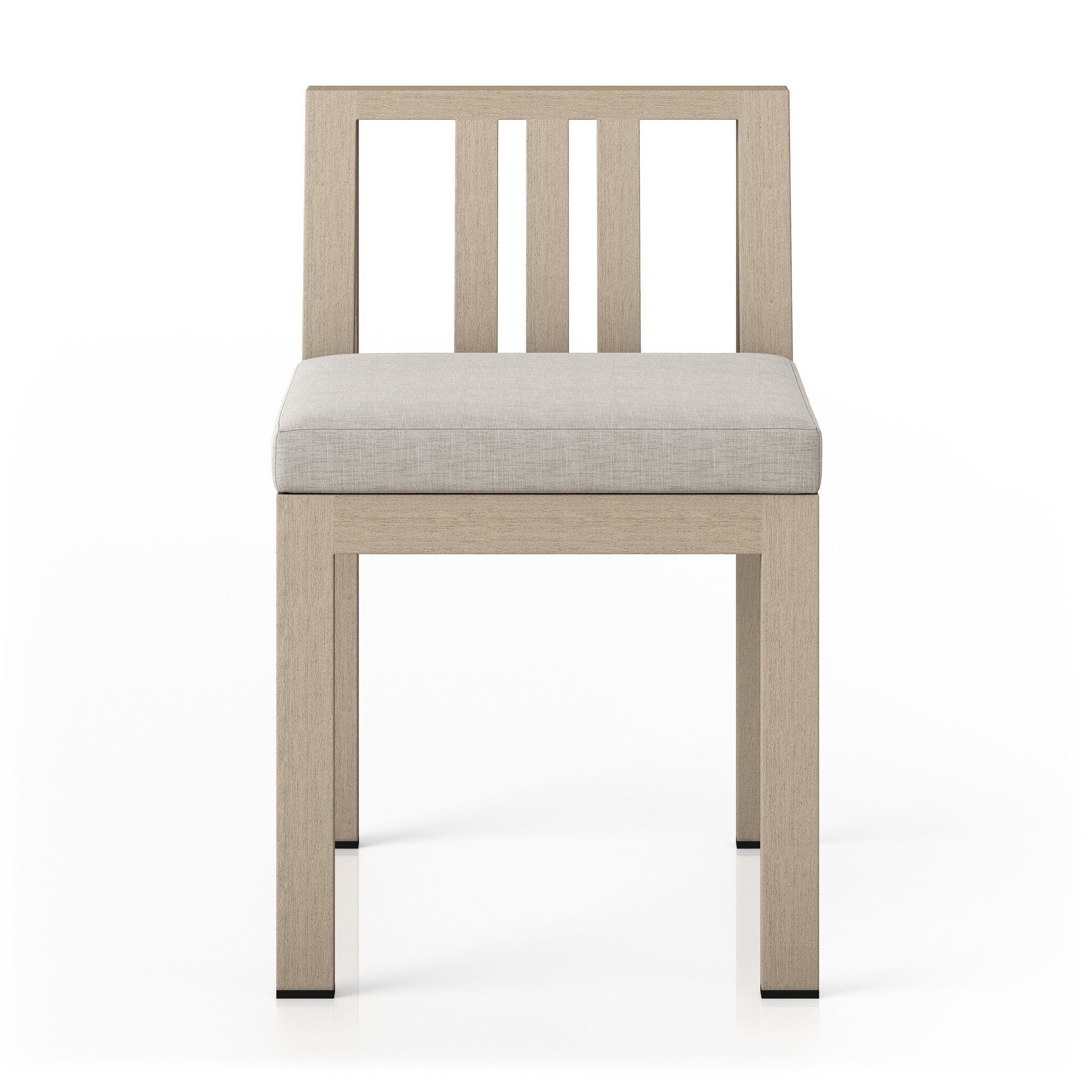 Monterey Outdoor Dining Chair, Washed Brown in Venao Grey