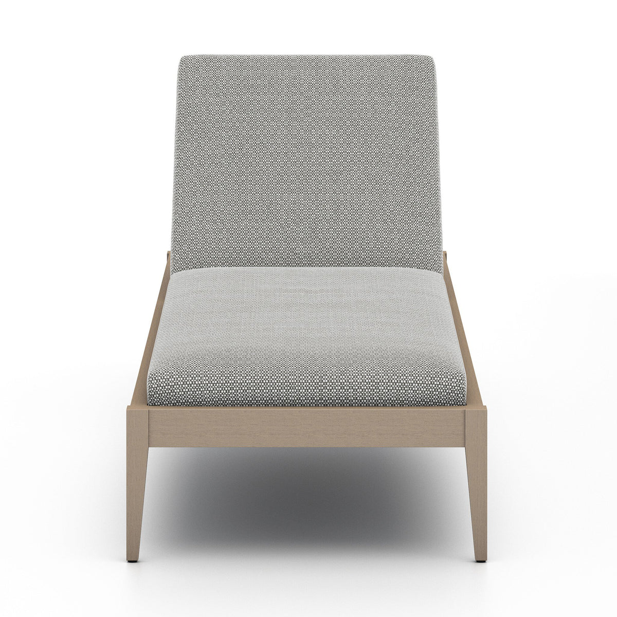 Sherwood Outdoor Chaise, Washed Brown in Faye Ash