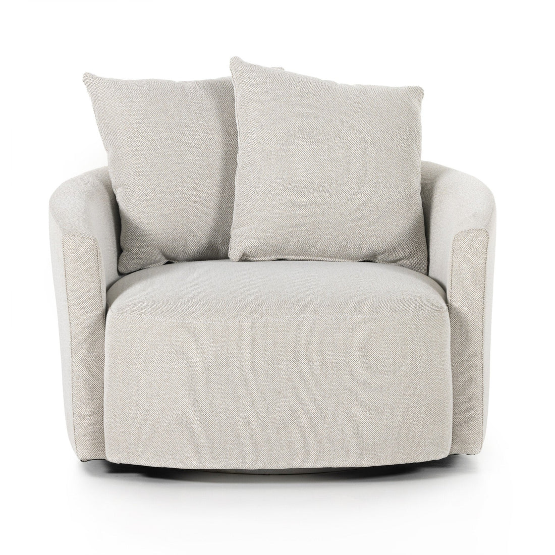 Chloe Swivel Chair in Delta Bisque