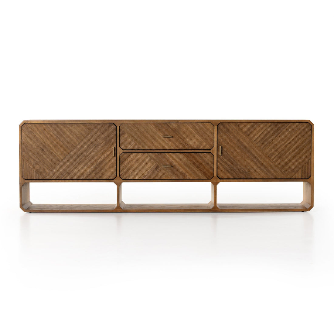 Caspian Media Console in Natural Ash