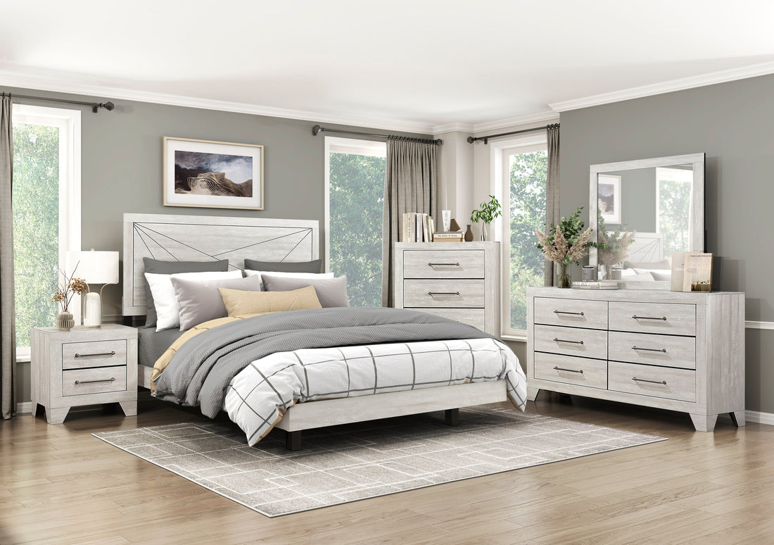Aspen Gray Oak Bedroom Set from Homelegance - Luna Furniture