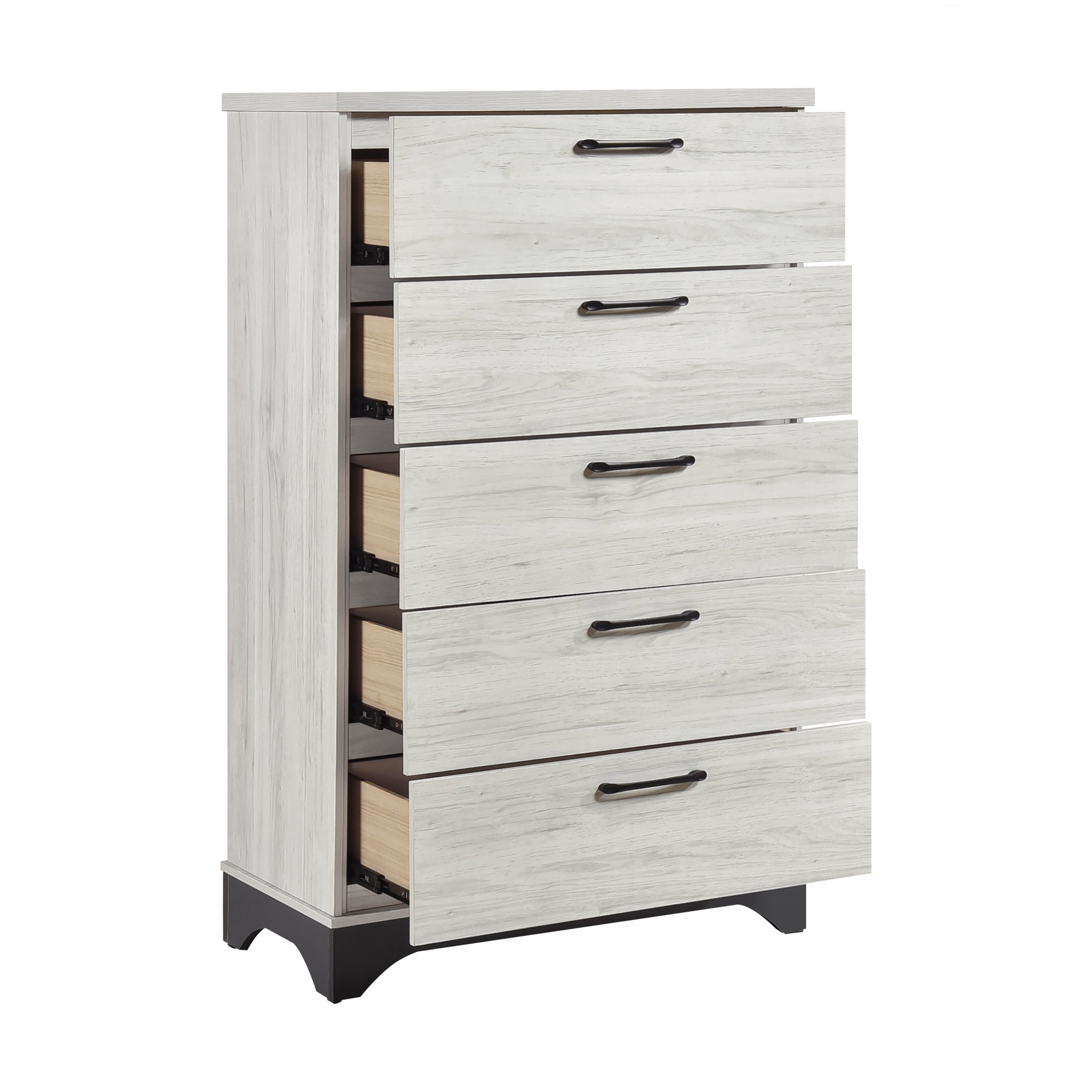 Westport White Oak/Gray Platform Bedroom Set from Homelegance - Luna Furniture