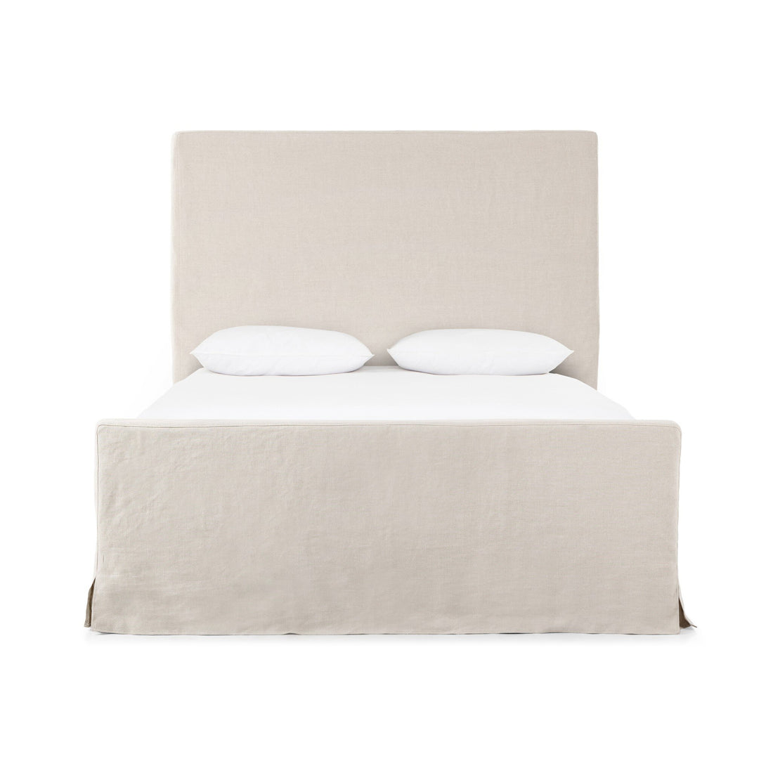 Daphne Slipcover Bed in Brussels Natural