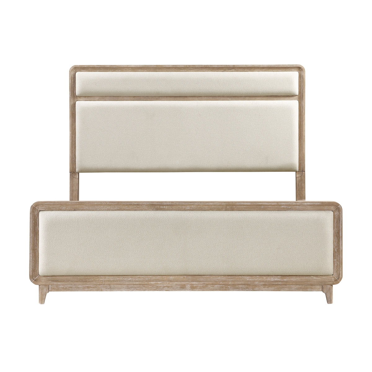 Wilshire Natural King Upholstered Bed from Homelegance - Luna Furniture