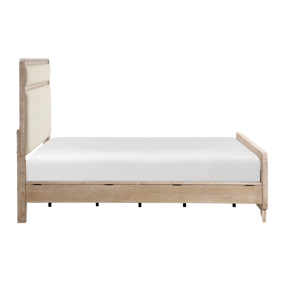 Wilshire Natural King Upholstered Bed from Homelegance - Luna Furniture