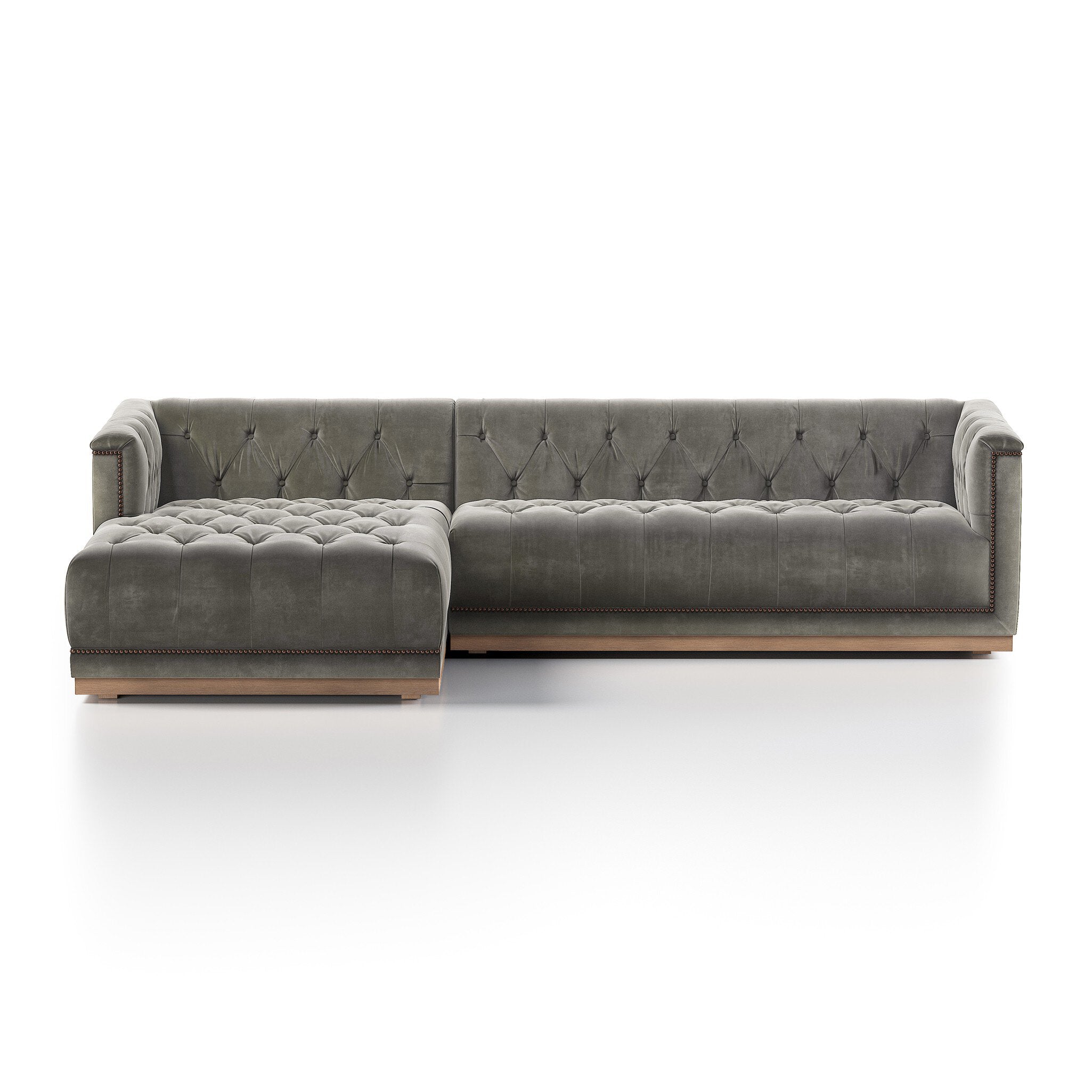 Maxx 2-Piece Sectional in Sapphire Birch