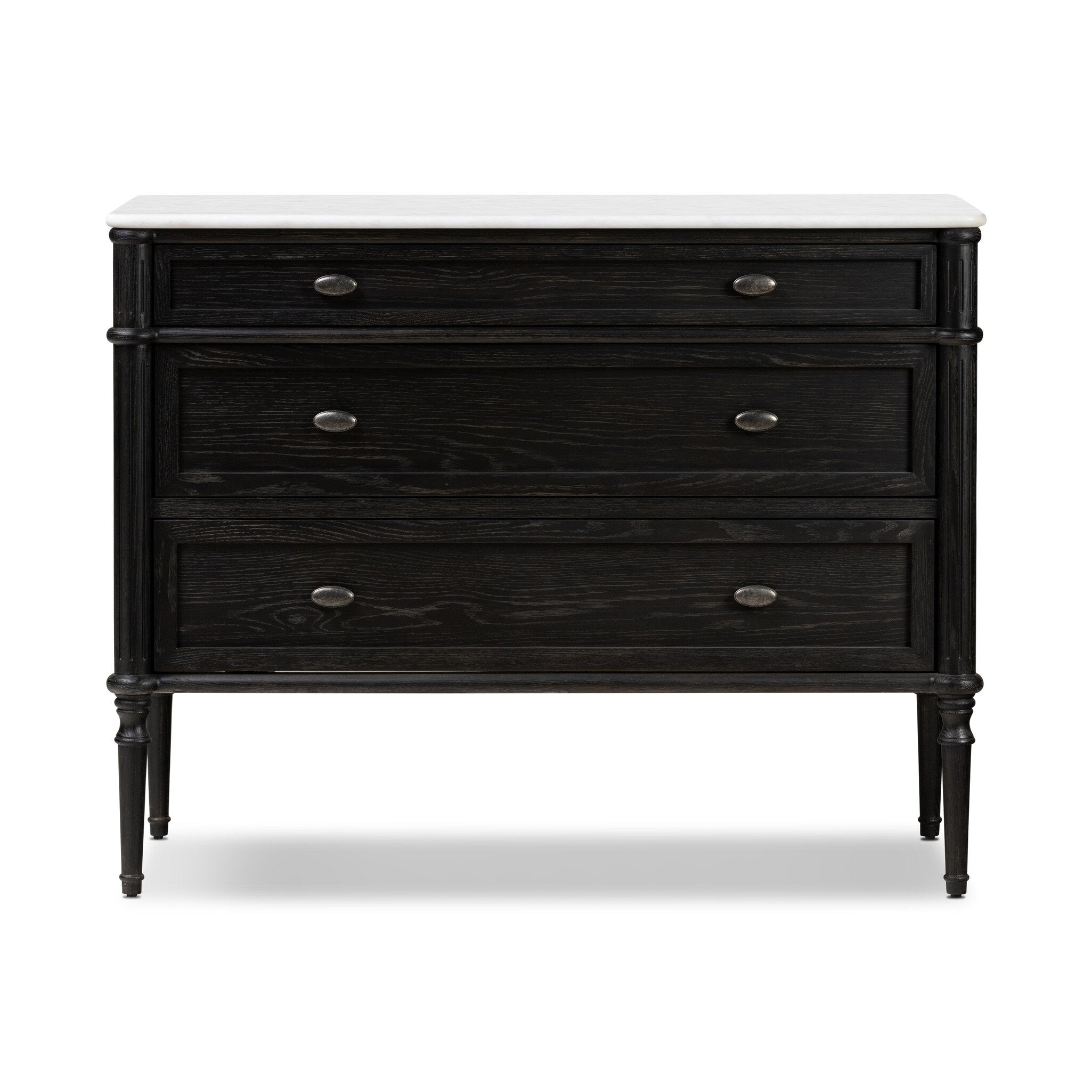 Toulouse Chest in Distressed Black
