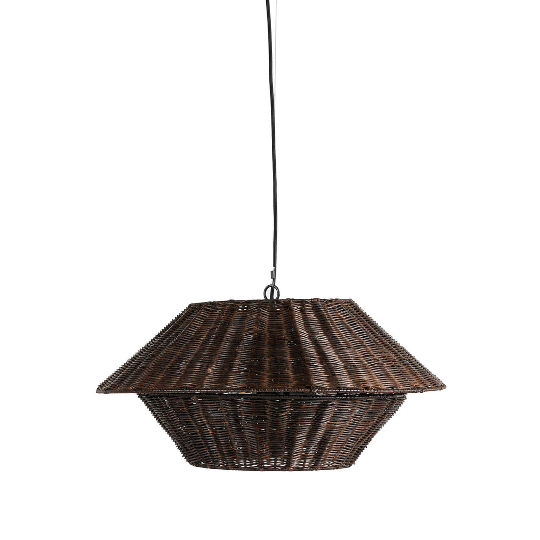 Mccarthy Pendant in Brown Rattan