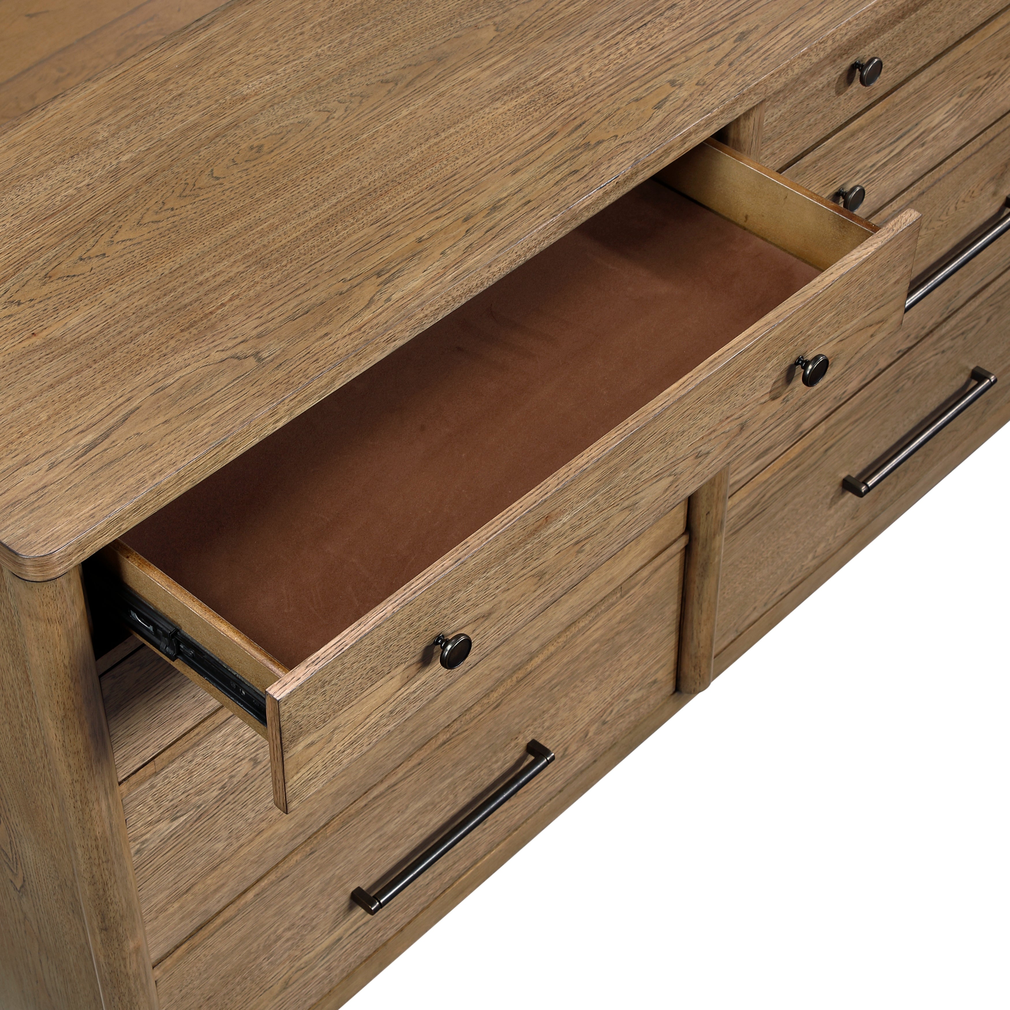 Sonoma Oak Platform Bedroom Set from Homelegance - Luna Furniture