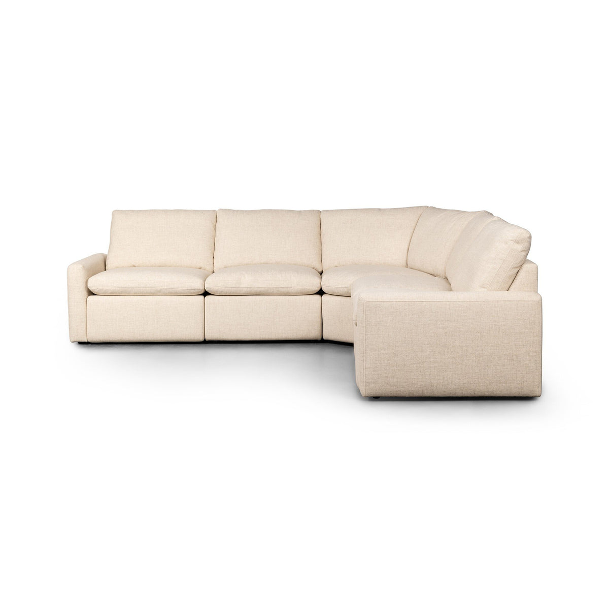 Tillery Power Recliner 5-Piece Sectional in Antigo Natural