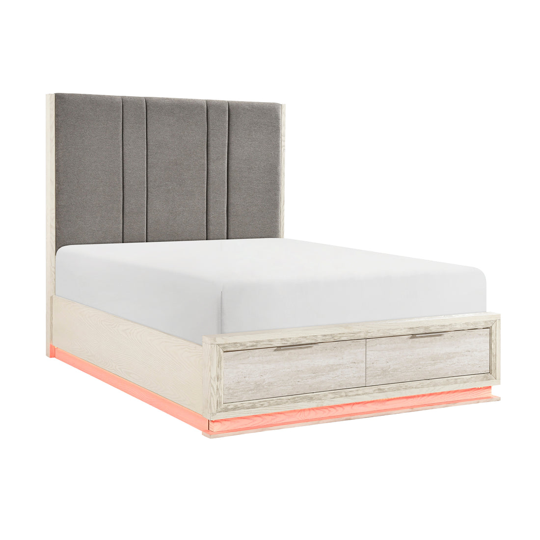 2391-1* (3) Queen Platform Bed with Footboard Storage - 2391-1*
