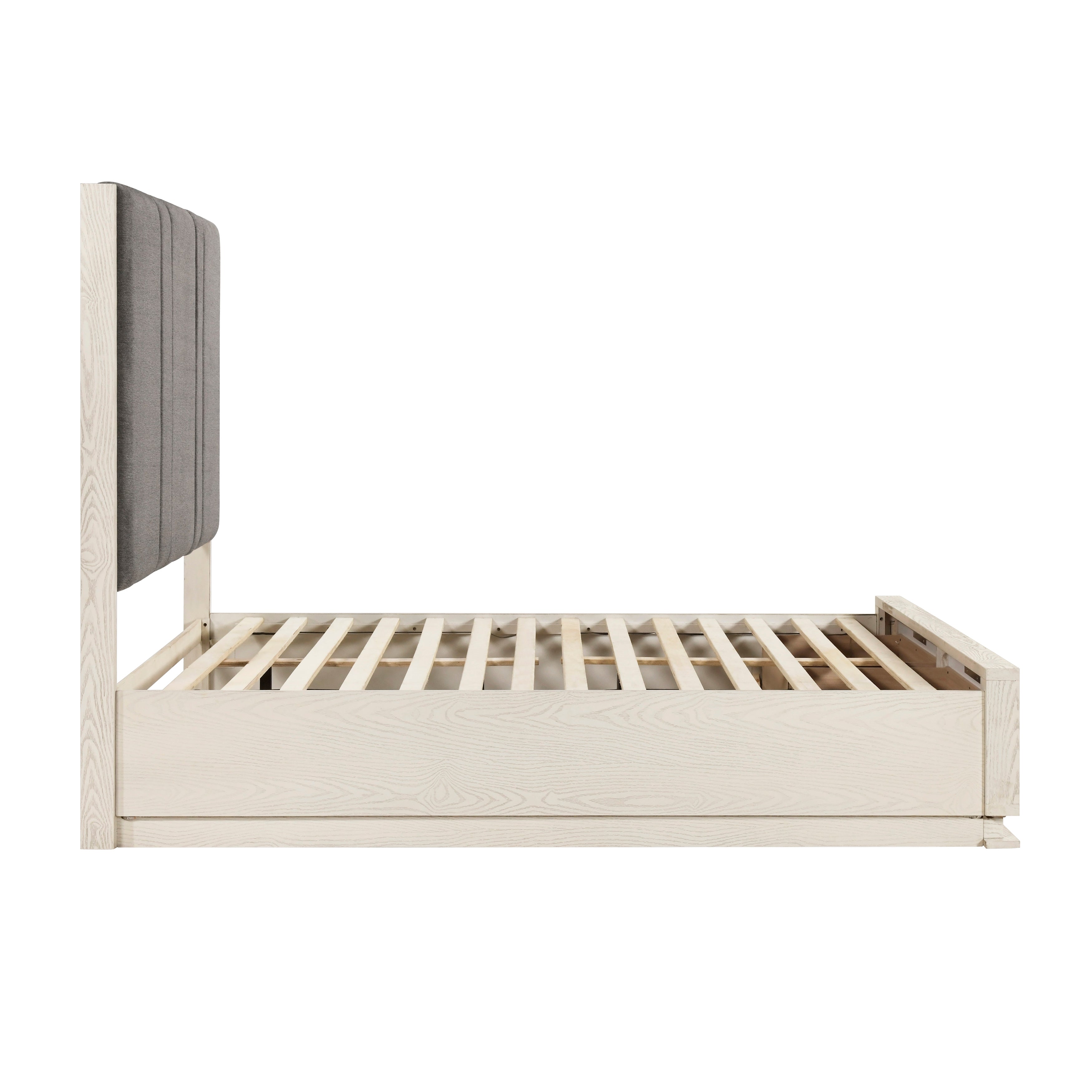 2391-1* (3) Queen Platform Bed with Footboard Storage - 2391-1*