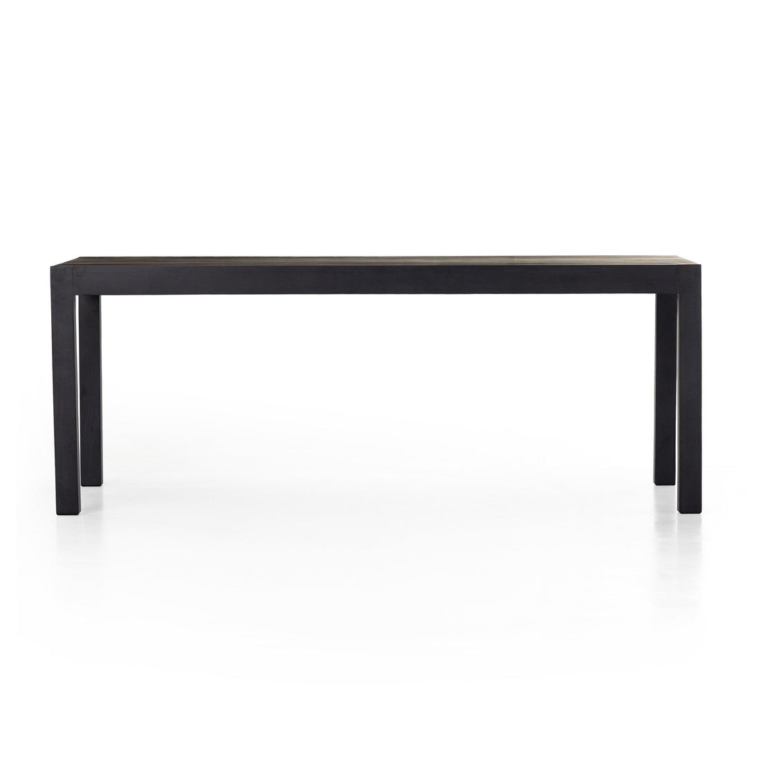 Isador Dining Table in Black Wash Poplar