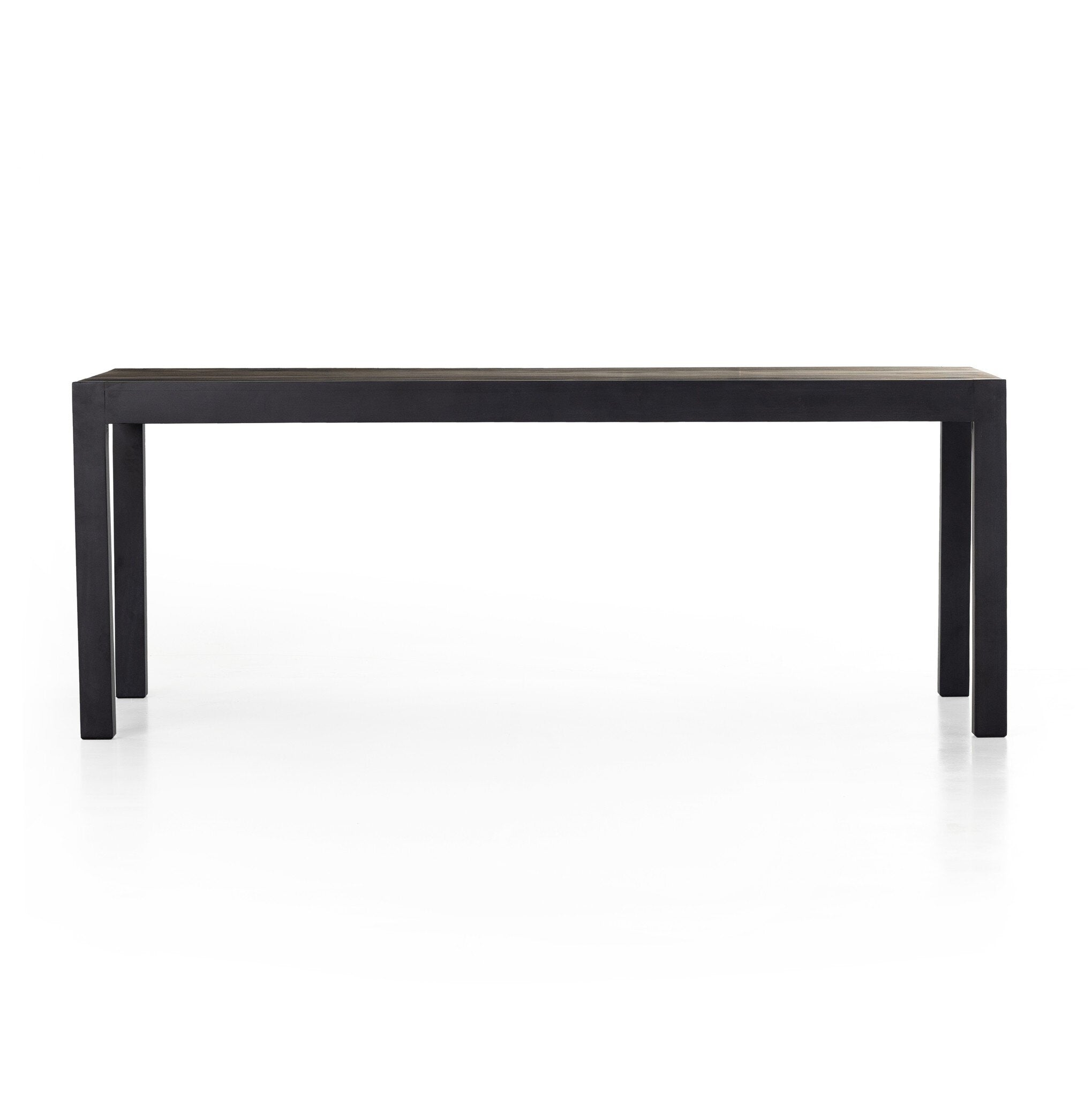 Isador Dining Table in Black Wash Poplar