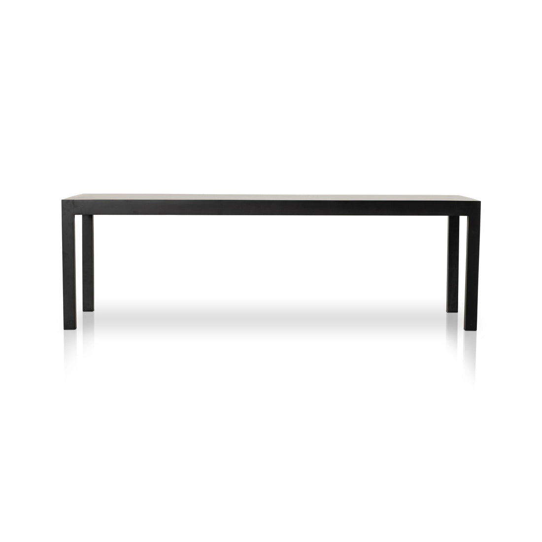 Isador Dining Table in Black Wash Poplar