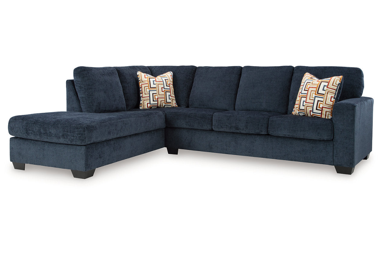 Aviemore Ink 2-Piece Sectional with Chaise - Ashley - Luna Furniture