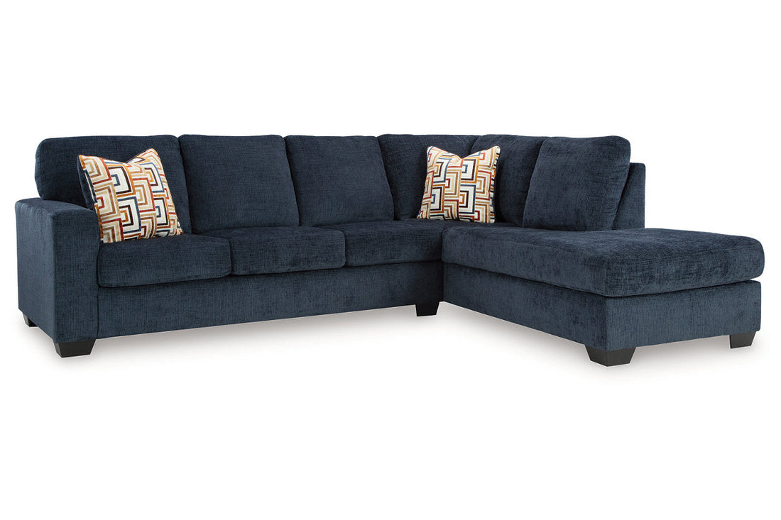Aviemore Ink 2-Piece Sectional with Chaise - Ashley - Luna Furniture