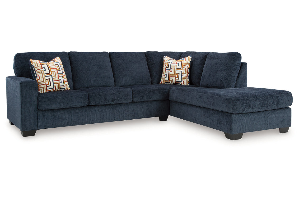 Aviemore Ink 2-Piece Sectional with Chaise - Ashley - Luna Furniture