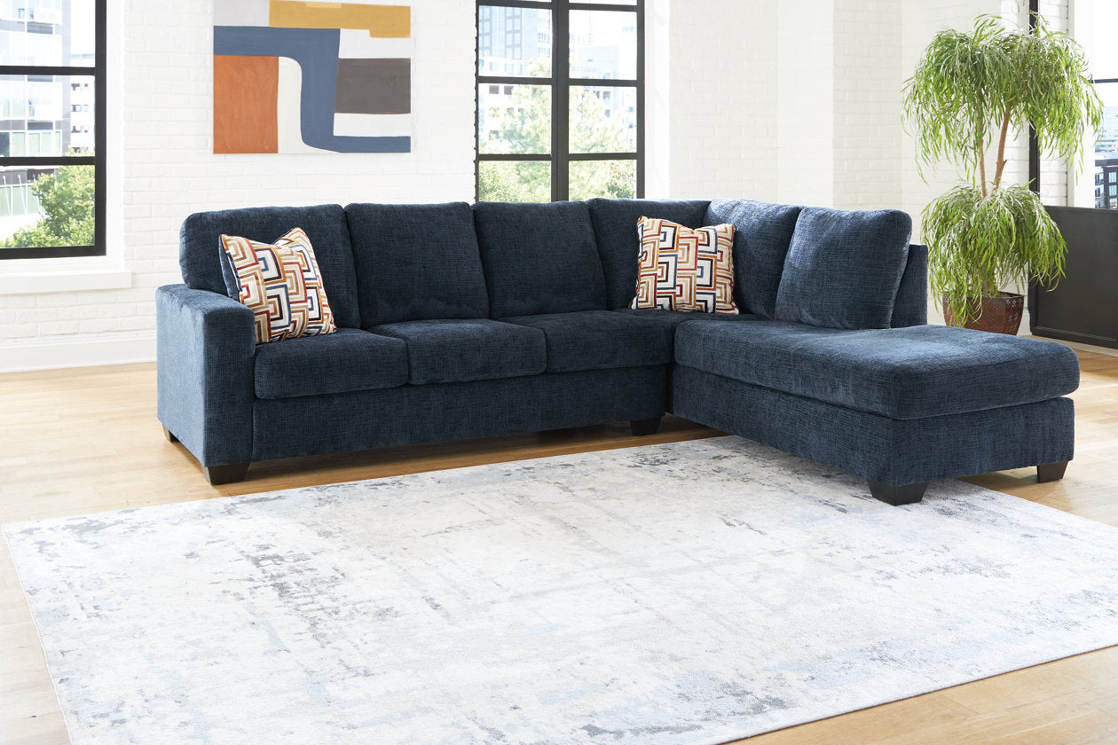 Aviemore Ink 2-Piece Sectional with Chaise - Ashley - Luna Furniture