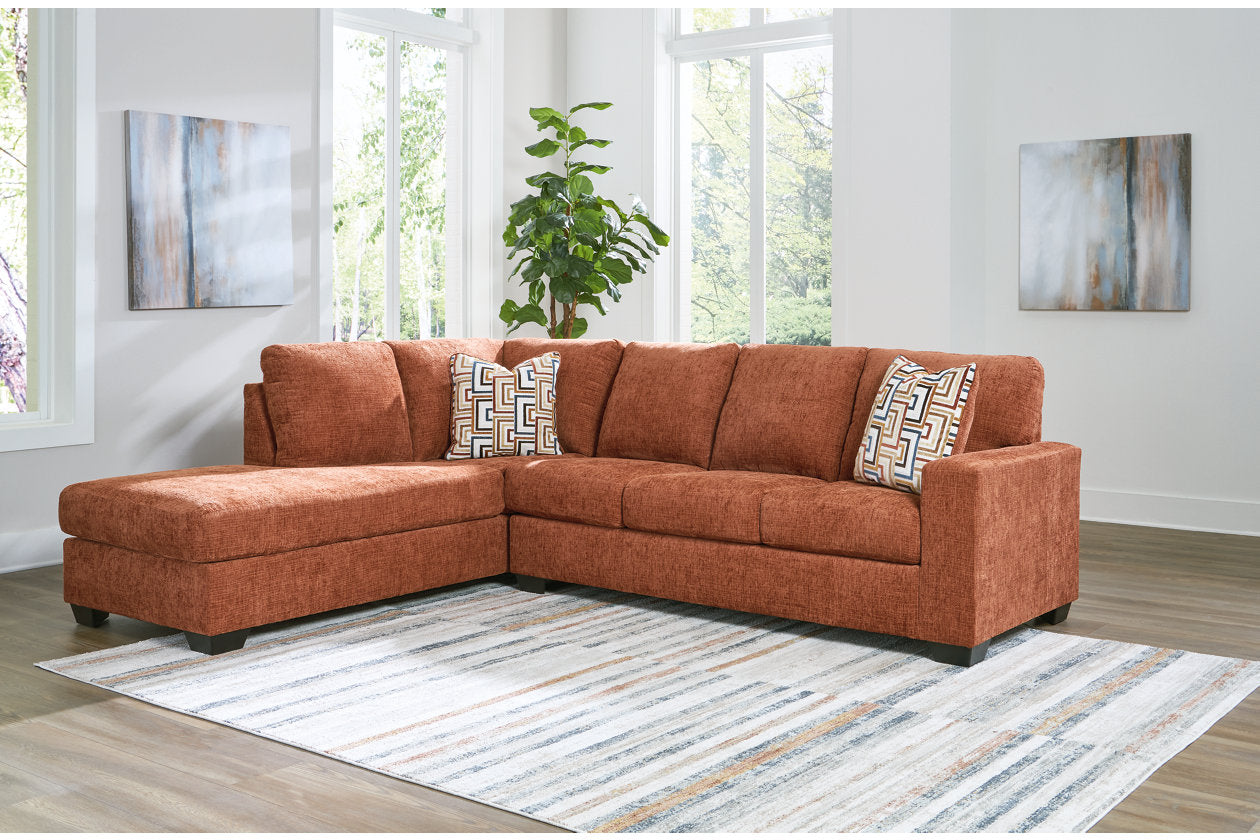 Aviemore Spice 2-Piece Sectional with Chaise - Ashley - Luna Furniture