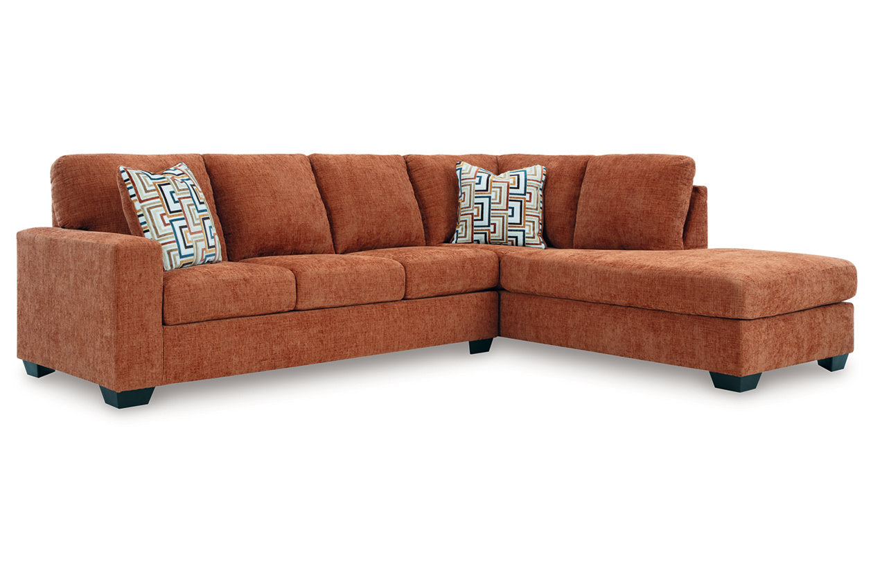 Aviemore Spice 2-Piece Sectional with Chaise - Ashley - Luna Furniture