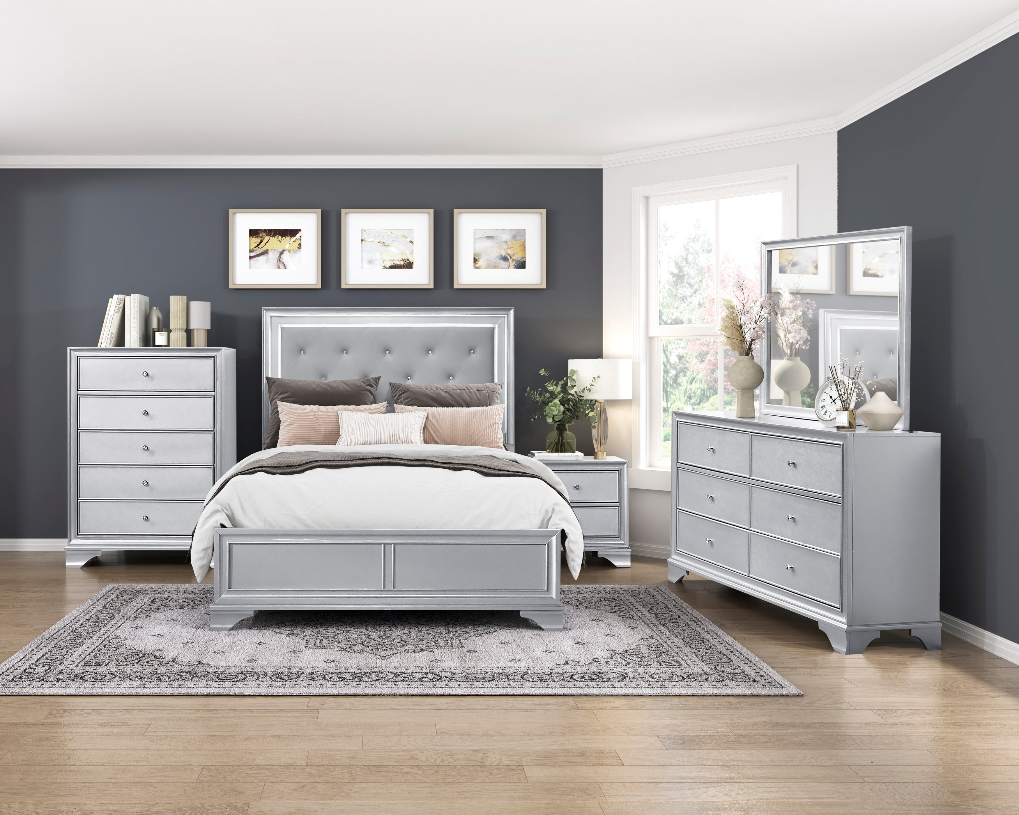 2434SV-1* (2) Queen Bed - 2434SV-1*