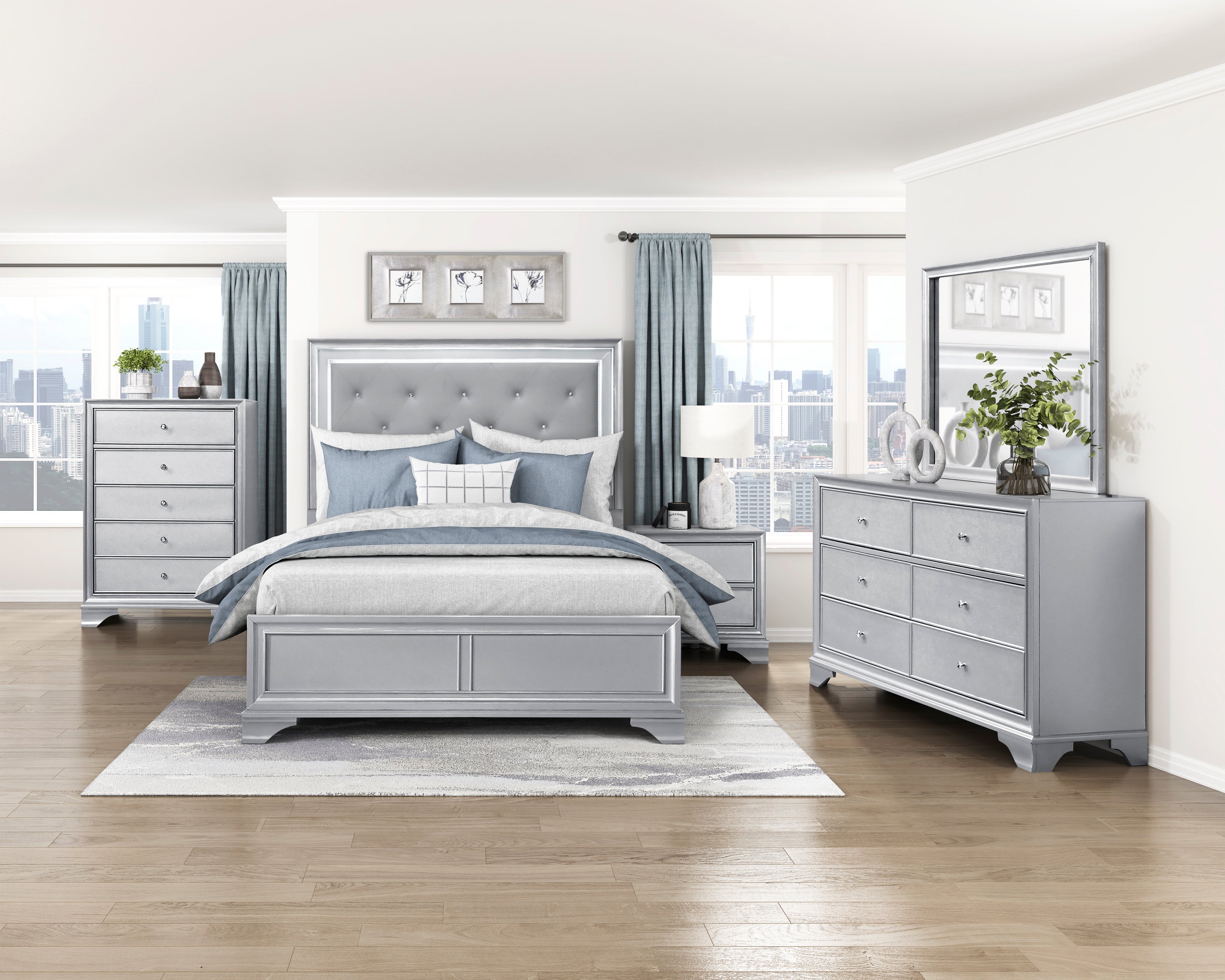 2434SV-1* (2) Queen Bed - 2434SV-1*