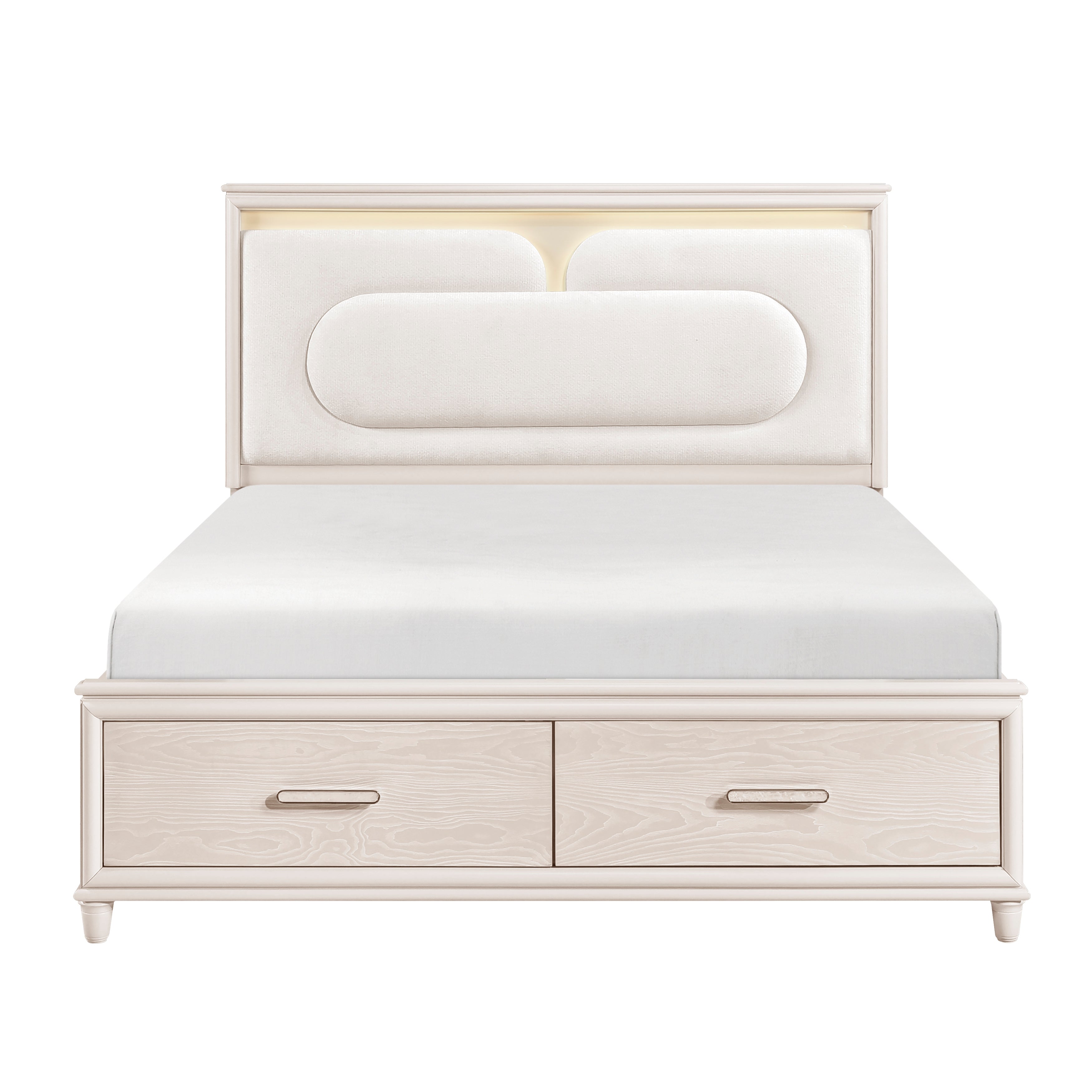 2451K-1EK* (4) Eastern King Platform Bed with Footboard Storage - 2451K-1EK*