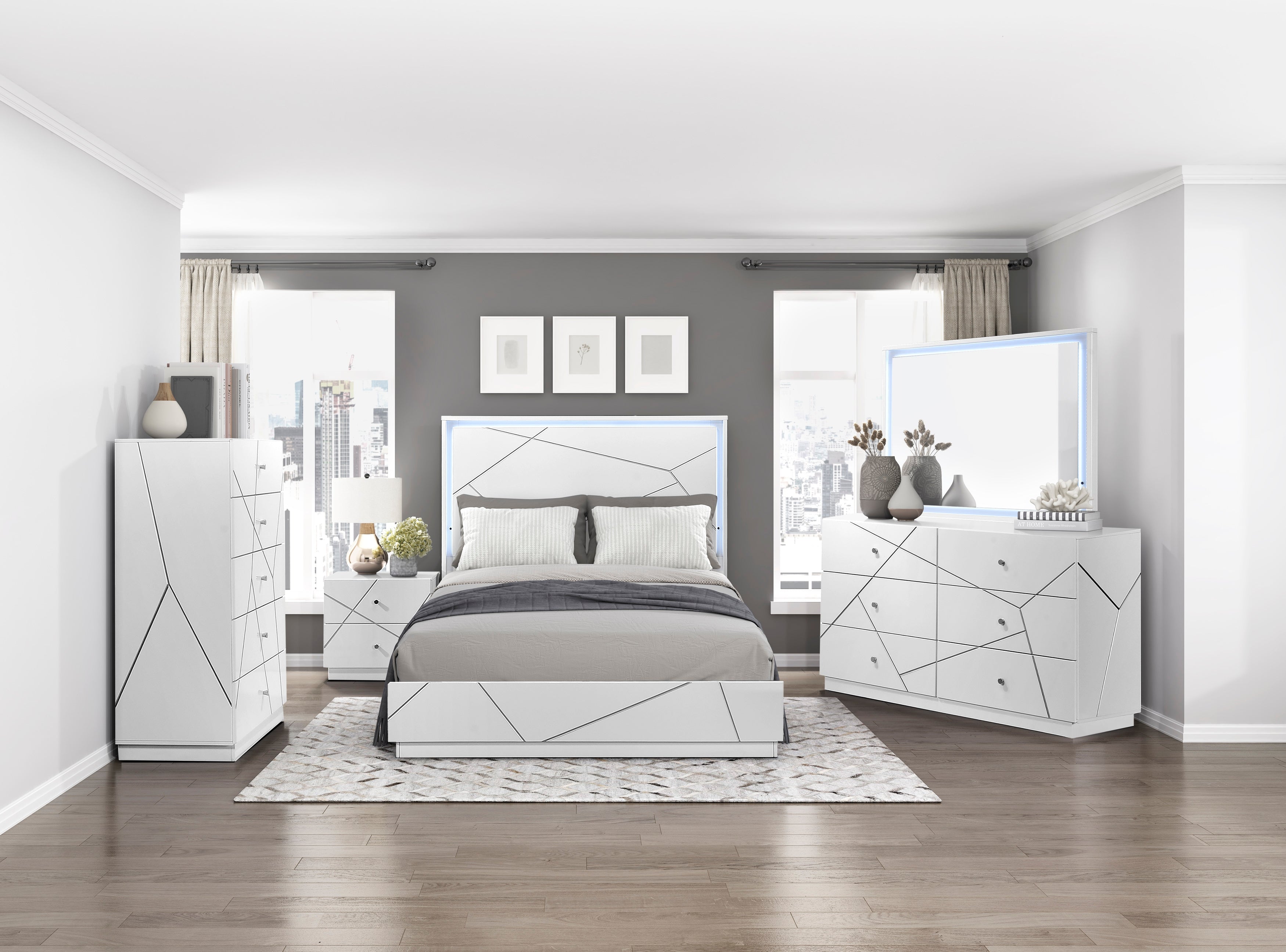 2455-1* (2) Queen Bed - 2455-1*