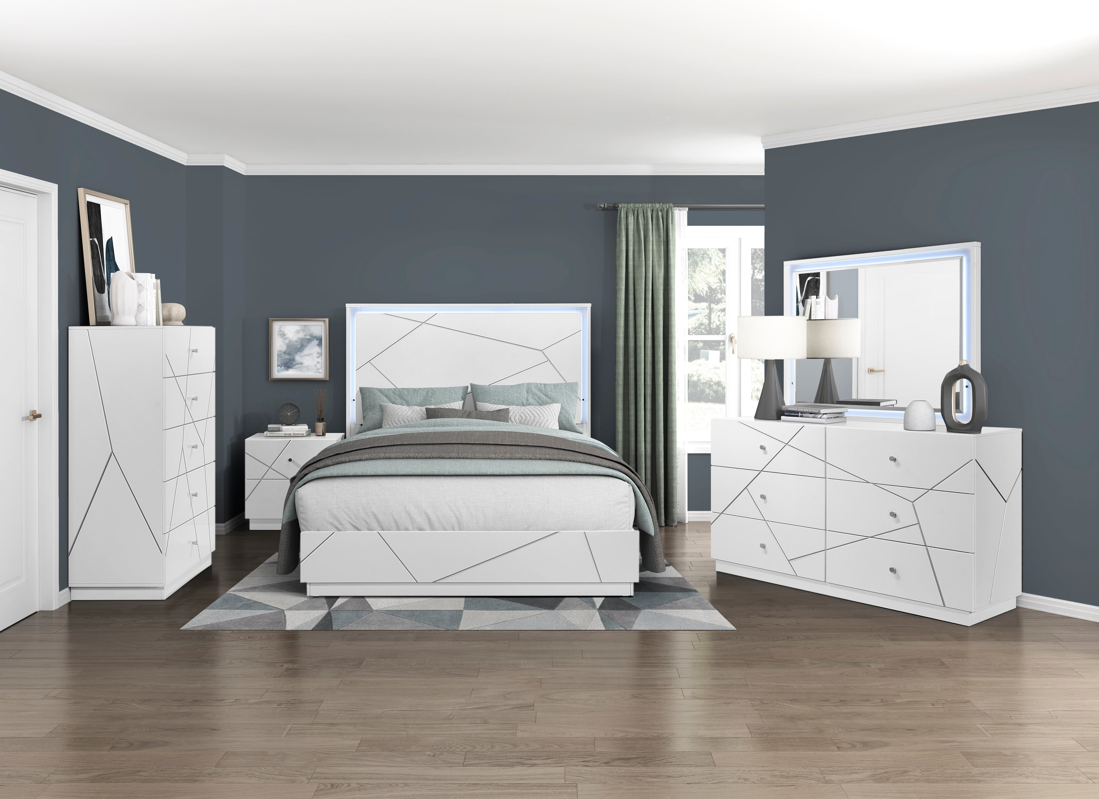 2455-1* (2) Queen Bed - 2455-1*