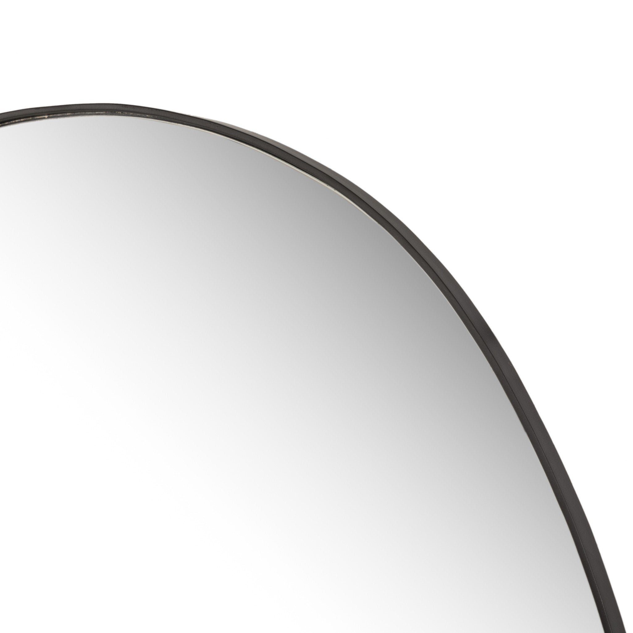 Contour Wall Mirror in Gunmetal