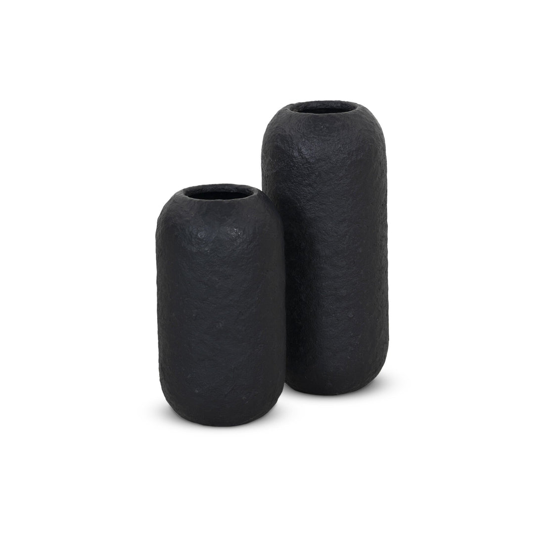 Burns Vessel in Raw Black Texture