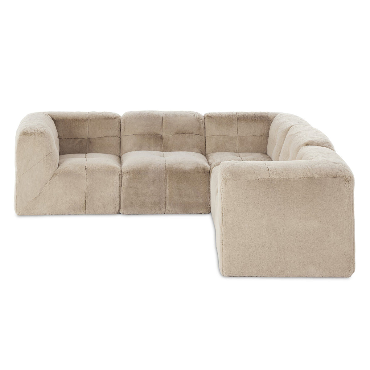 Miles 5Pc Sectional in Boden Pewter