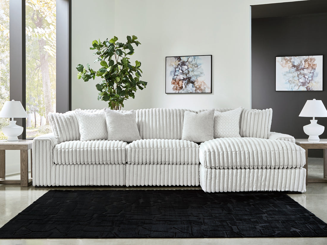 Stupendous 3-Piece Sectional with Chaise-25903S15-Ashley-25903-64-46-17-4X3-CROP-Luna Furniture