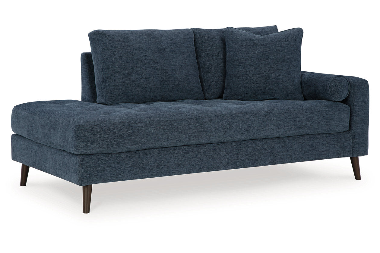 Bixler Navy Sofa and Chaise - Ashley - Luna Furniture