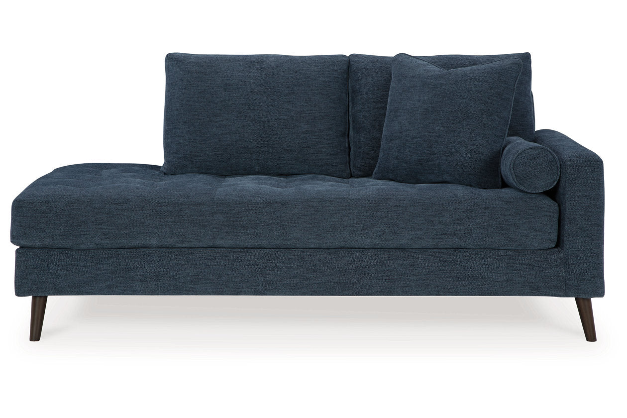 Bixler Navy Sofa and Chaise - Ashley - Luna Furniture
