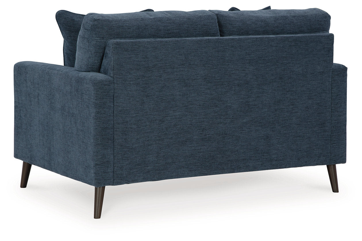 Bixler Navy Sofa, Loveseat and Chair - Ashley - Luna Furniture