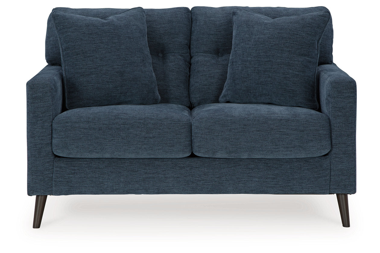 Bixler Navy Sofa, Loveseat and Chair - Ashley - Luna Furniture