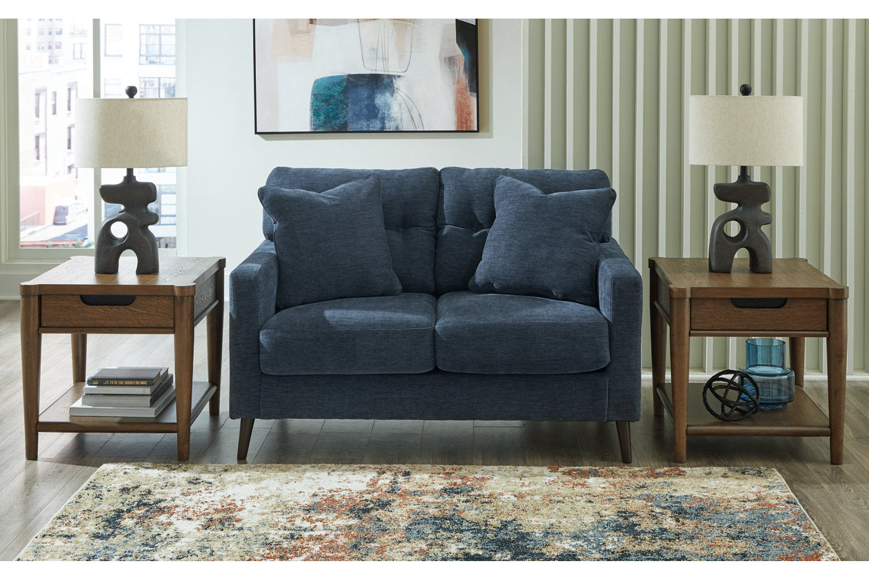Bixler Navy Sofa, Loveseat and Chair - Ashley - Luna Furniture
