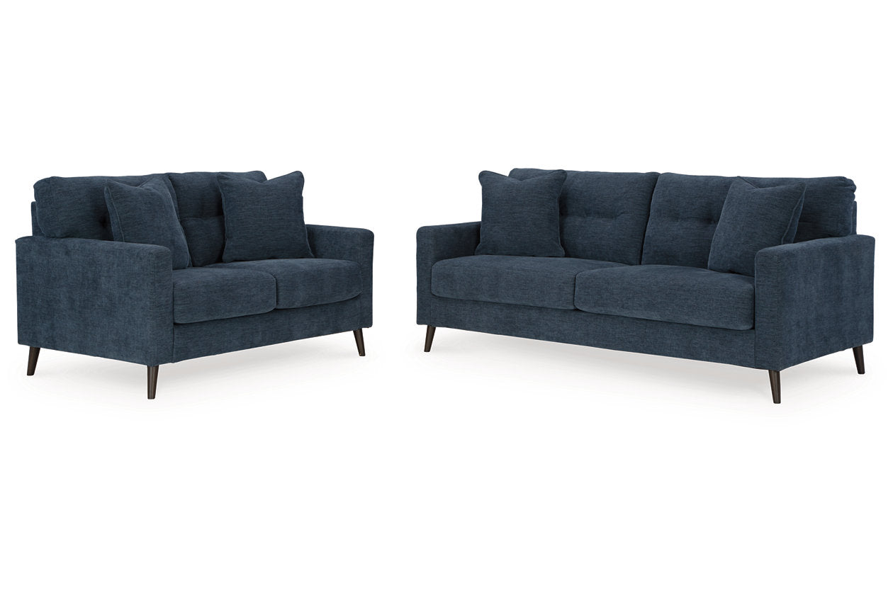 Bixler Navy Living Room Set - Ashley - Luna Furniture