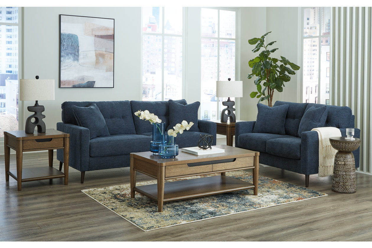 Bixler Navy Living Room Set - Ashley - Luna Furniture